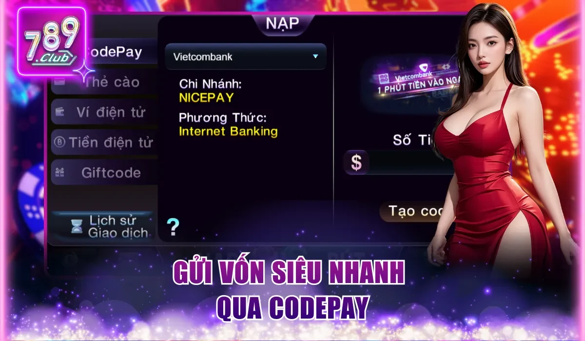 nạp rút tiền 789club