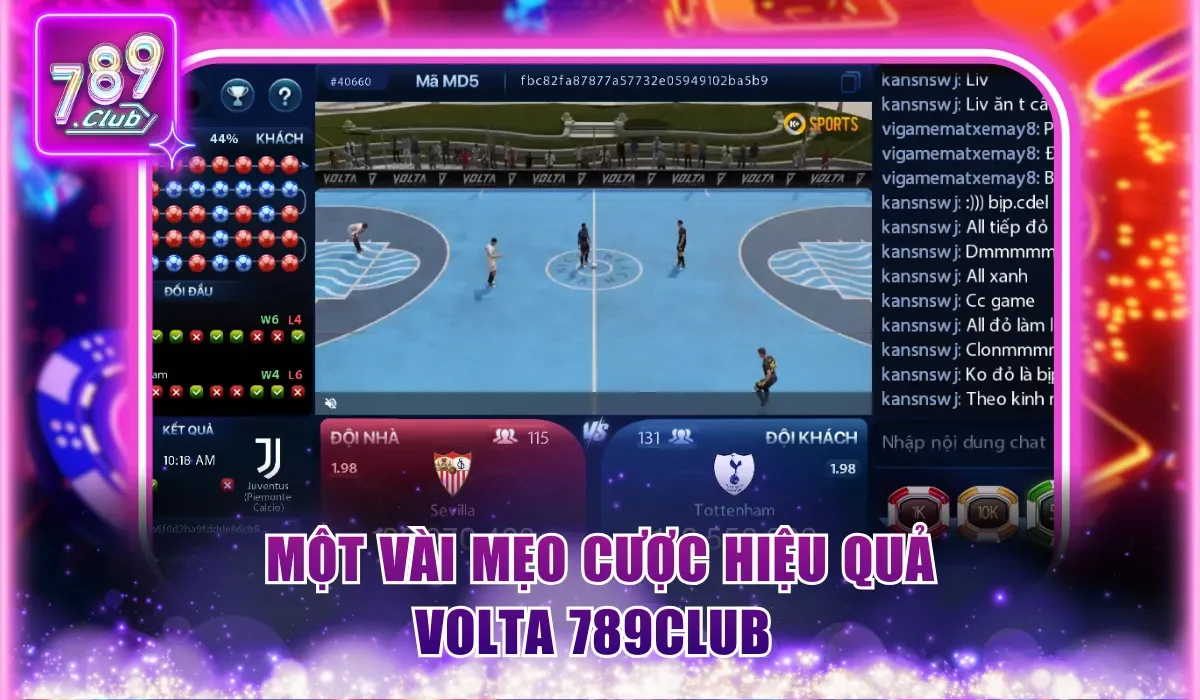Một vài mẹo cược Volta 789Club hiệu quả có thể áp dụng 