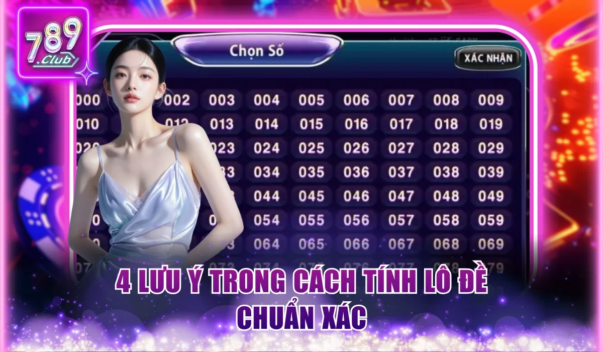 4 lưu ý trong cách tính lô đề chuẩn xác