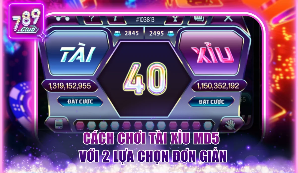 Cách chơi tài xỉu md5 với 2 lựa chọn đơn giản