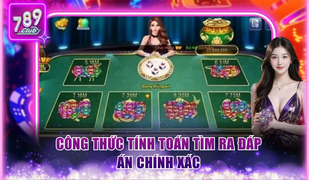 Công thức tính toán tìm ra đáp án chính xác